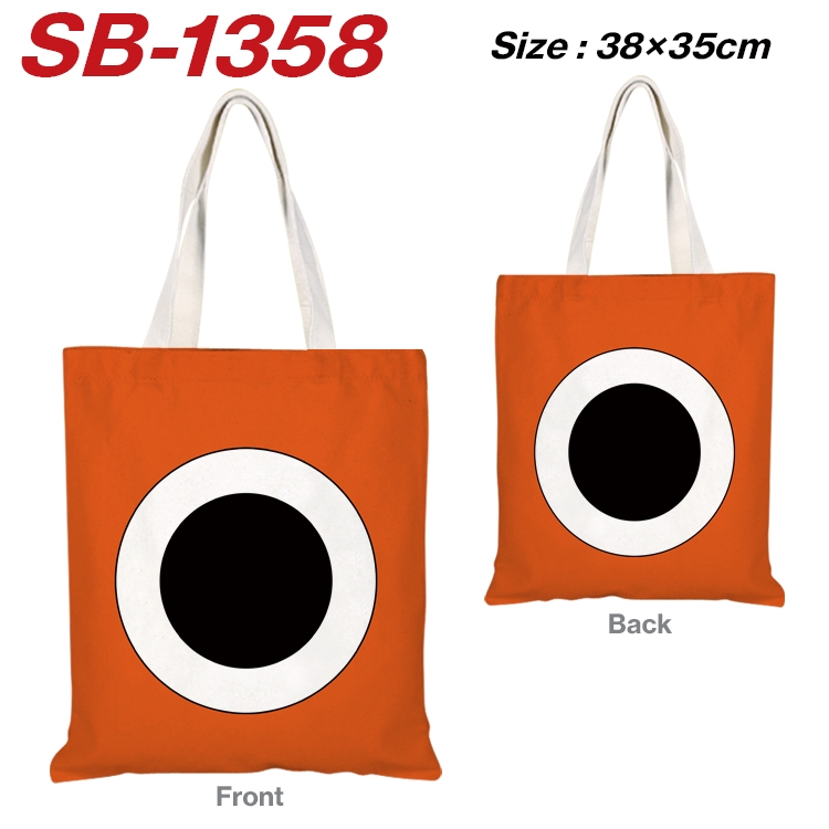 Garten of Banban Anime Canvas Handheld Shoulder Bag Handbag Shopping Bag 38X35CM SB-1358