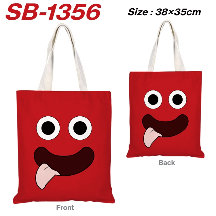 Garten of Banban Anime Canvas Handheld Shoulder Bag Handbag Shopping Bag 38X35CM SB-1356