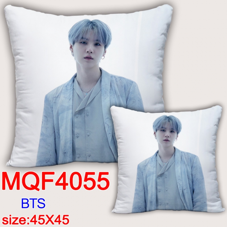 BTS Anime square full-color pillow cushion 45X45CM NO FILLING MQF-4055