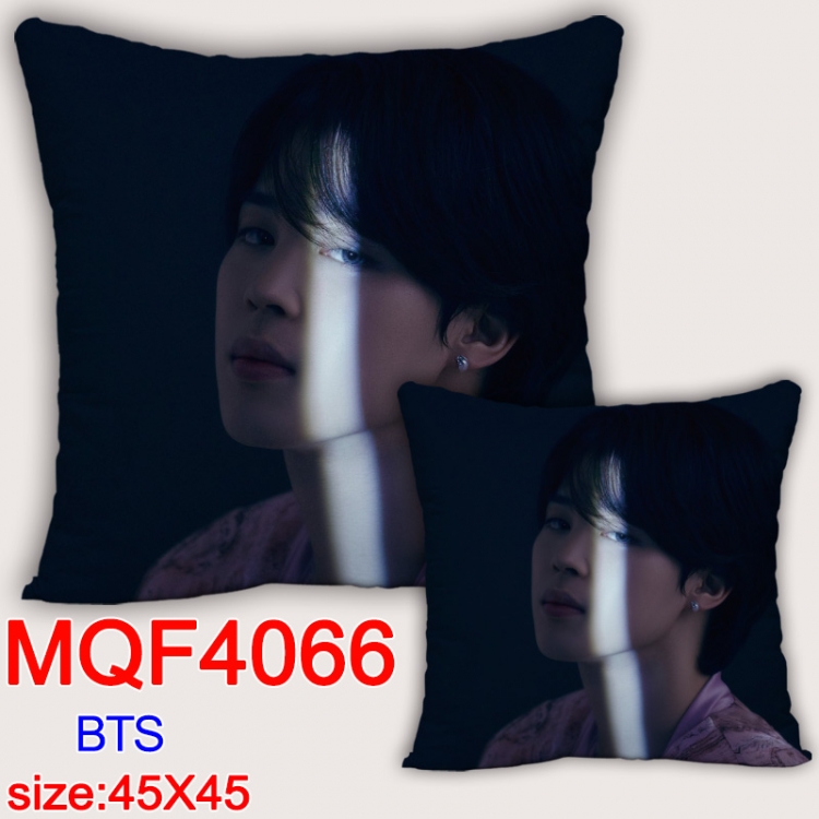 BTS Anime square full-color pillow cushion 45X45CM NO FILLING MQF-4066