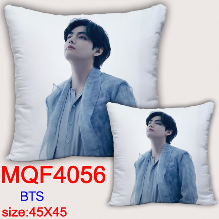 BTS Anime square full-color pillow cushion 45X45CM NO FILLING MQF-4056