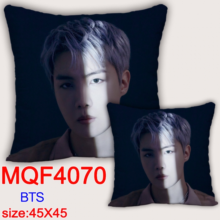 BTS Anime square full-color pillow cushion 45X45CM NO FILLING MQF-4070