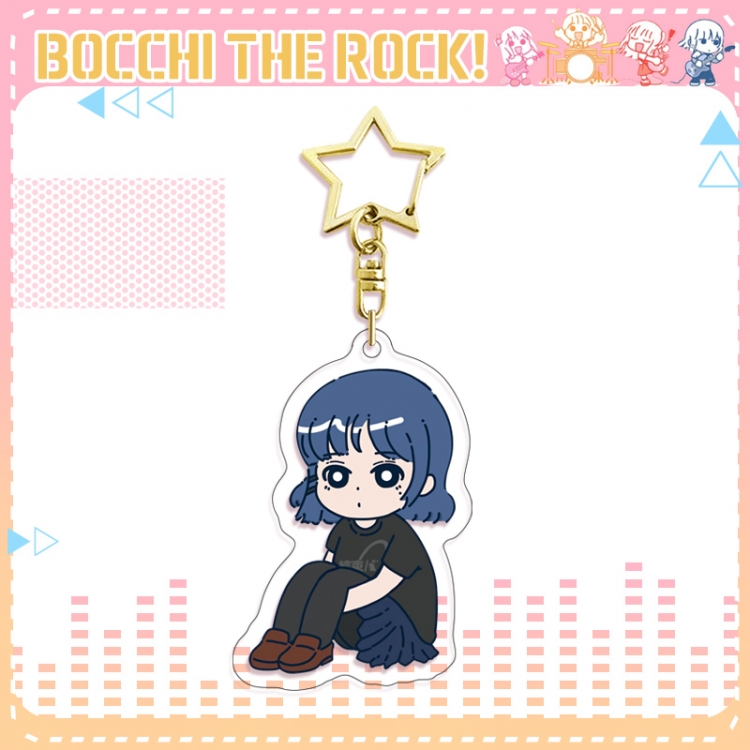 Bocchi the Rock star ring acrylic pendant bag pendant key ring price for 5 pcs