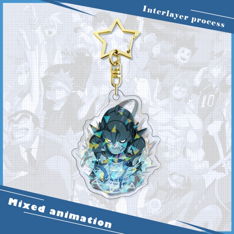 Fullmetal Alchemist star ring acrylic pendant bag pendant key ring price for 5 pcs