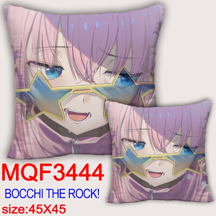 Bocchi the Rock Anime square full-color pillow cushion 45X45CM NO FILLING MQF-3444