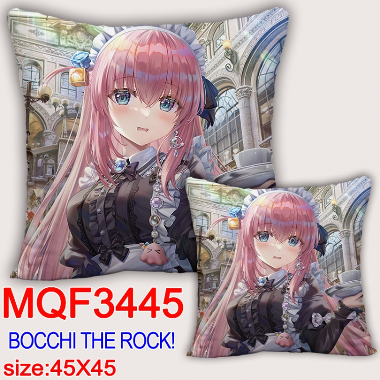 Bocchi the Rock Anime square full-color pillow cushion 45X45CM NO FILLING MQF-3445