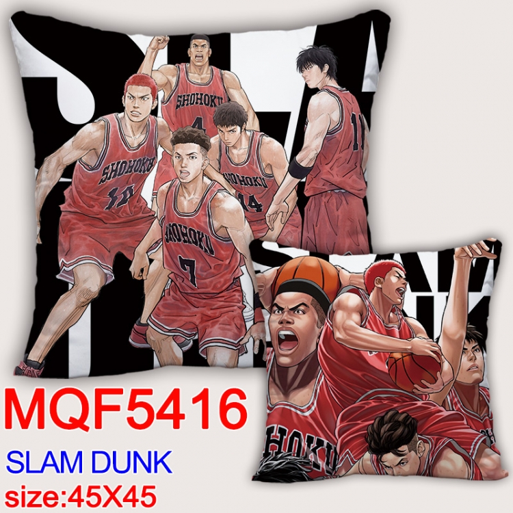 Slam Dunk  Anime square full-color pillow cushion 45X45CM NO FILLING  MQF-5416-3