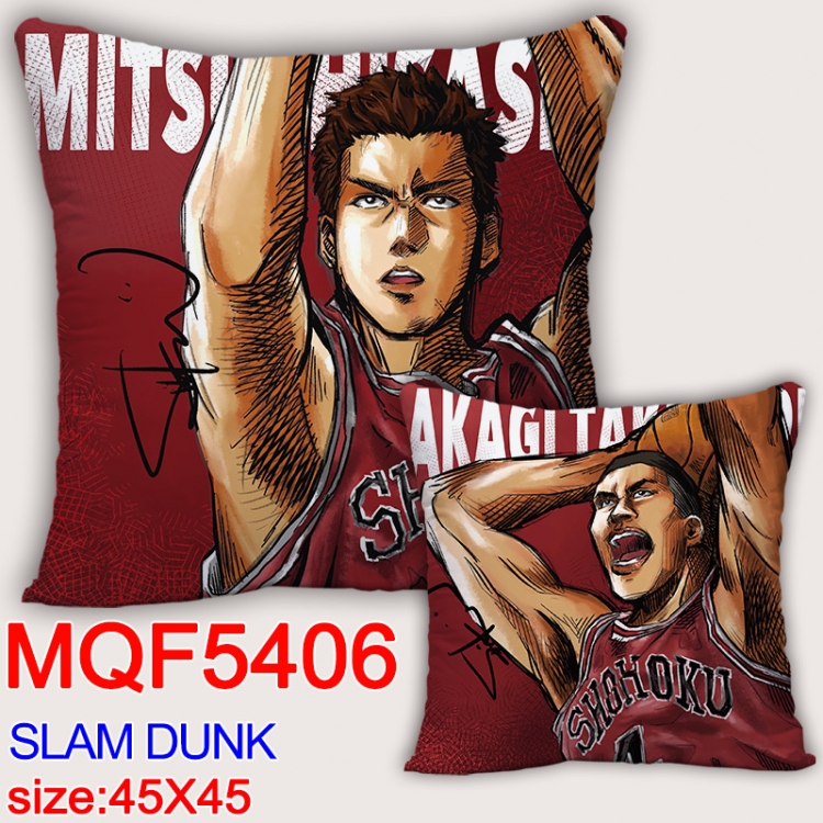 Slam Dunk  Anime square full-color pillow cushion 45X45CM NO FILLING MQF-5406-3