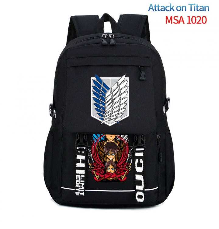 Shingeki no Kyojin Animation trend large capacity travel bag backpack 31X46X14cm  MSA-1020