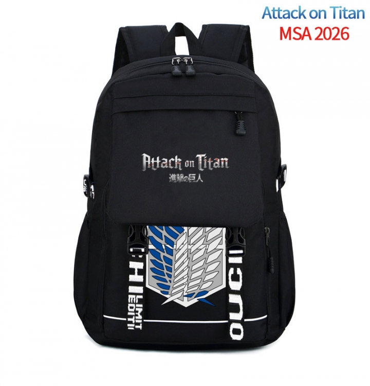 Shingeki no Kyojin Animation trend large capacity travel bag backpack 31X46X14cm  MSA-2026