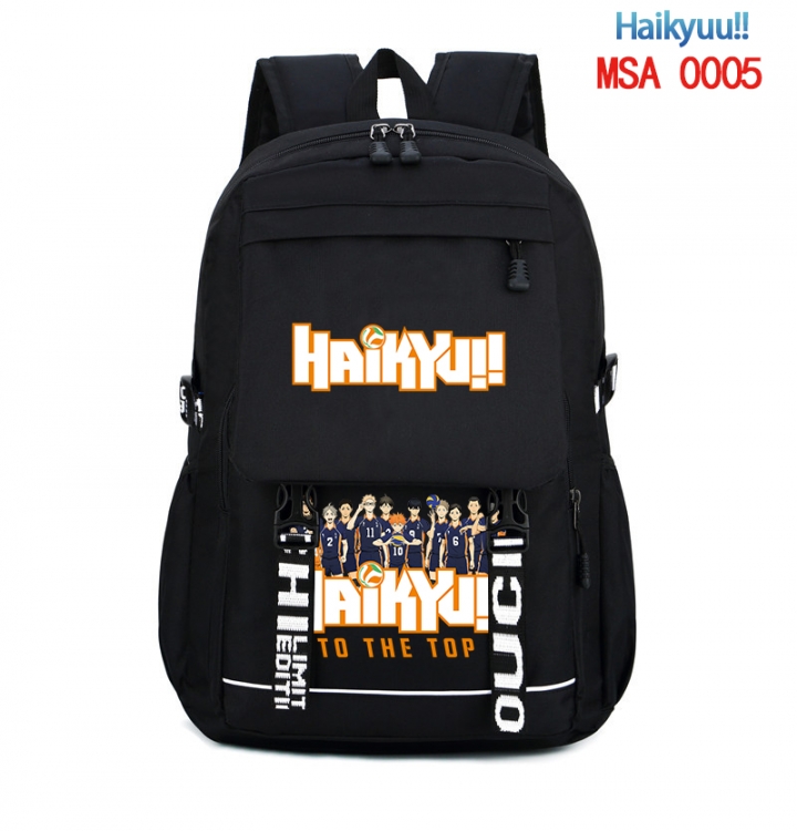 Haikyuu!! Animation trend large capacity travel bag backpack 31X46X14cm MSA-0005