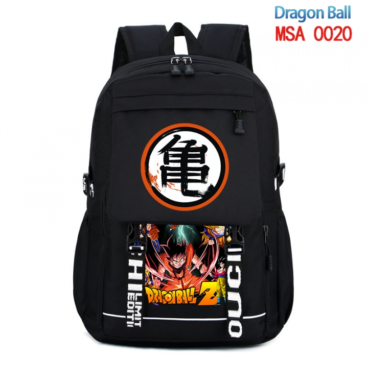 DRAGON BALL Animation trend large capacity travel bag backpack 31X46X14cm MSA-0020