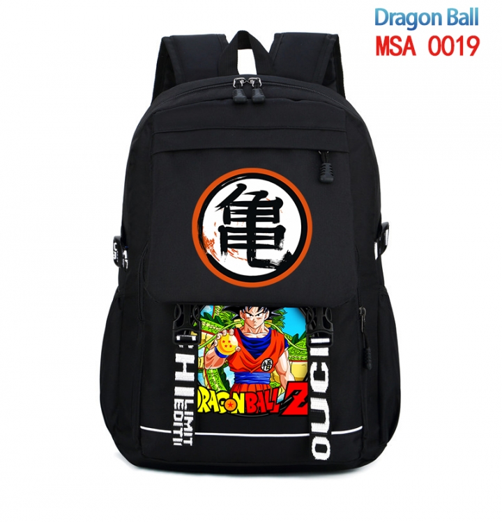 DRAGON BALL Animation trend large capacity travel bag backpack 31X46X14cm MSA-0019
