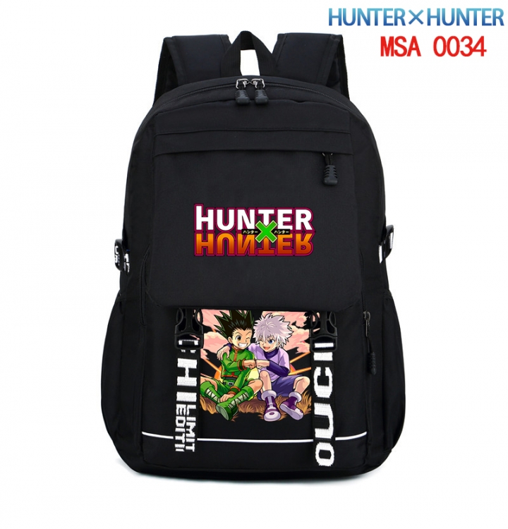HunterXHunter Animation trend large capacity travel bag backpack 31X46X14cm MSA-0034