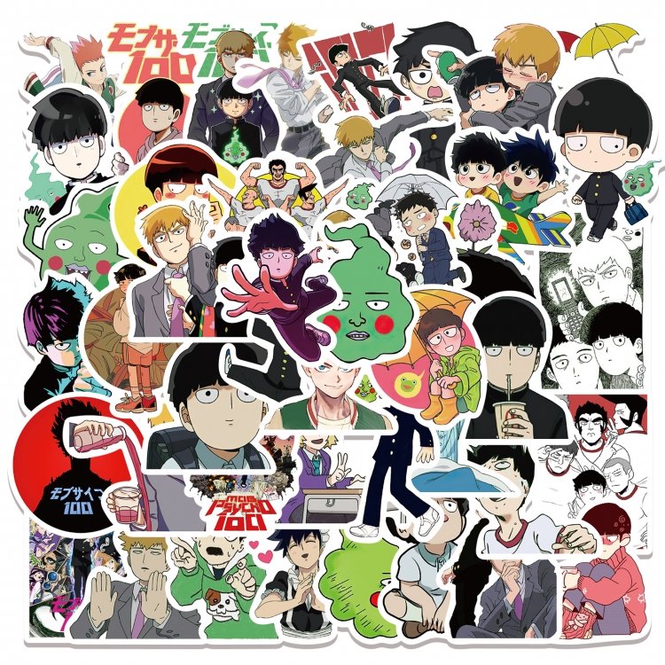 Mob Psycho 100 Doodle stickers Waterproof stickers a set of 50 price for 5 sets