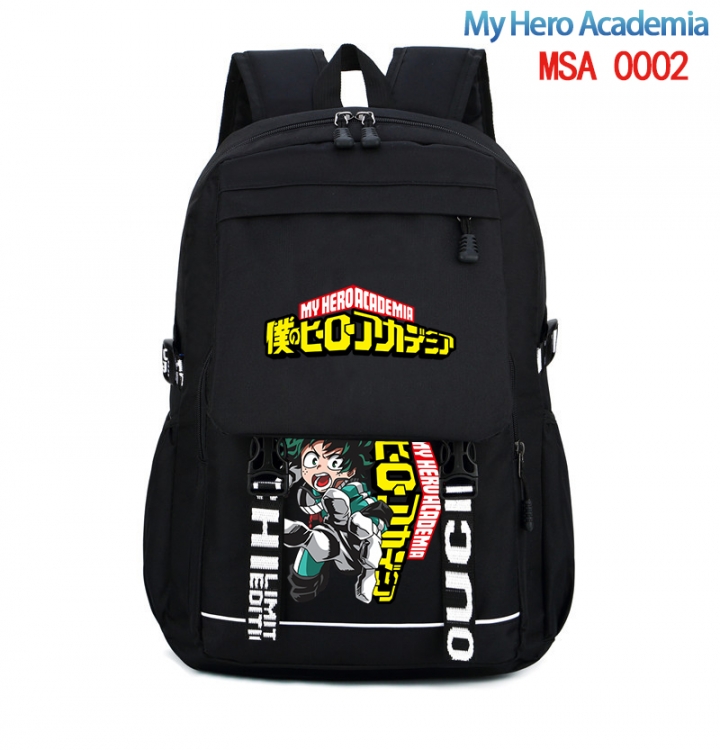 My Hero Academia Animation trend large capacity travel bag backpack 31X46X14cm MSA-0002