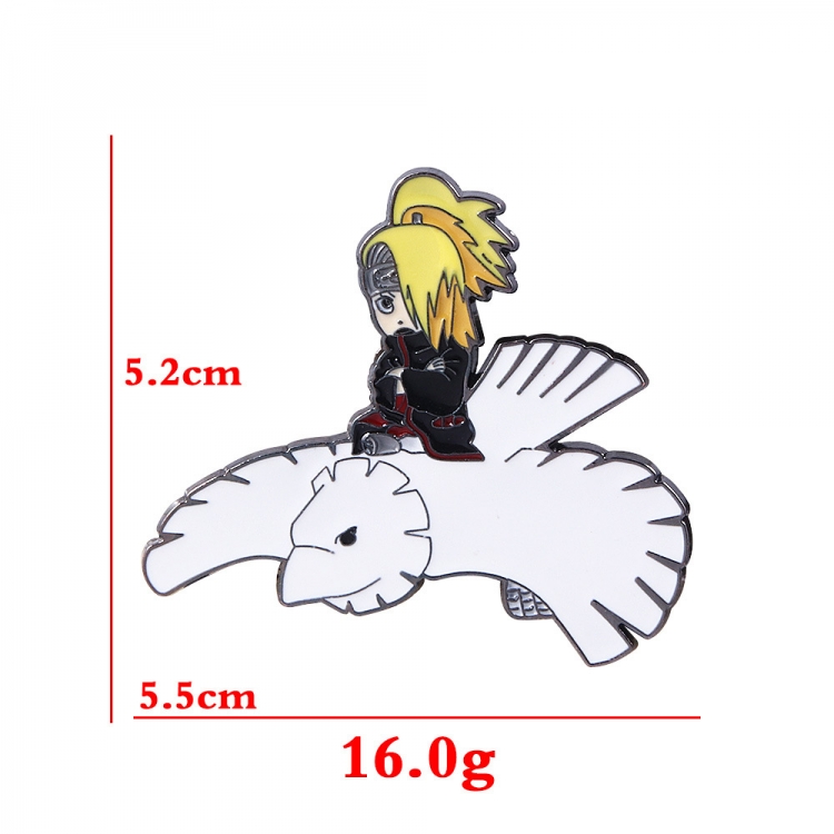 Naruto Needle Xiao organizes metal badges on the chest of anime characters OPP packaging price for 5 pcs