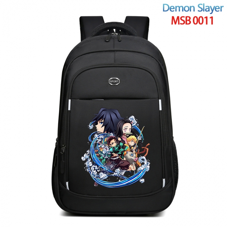 Demon Slayer Kimets Anime fashion Oxford noodle backpack backpack travel bag 35x21x55cm MSB-0011