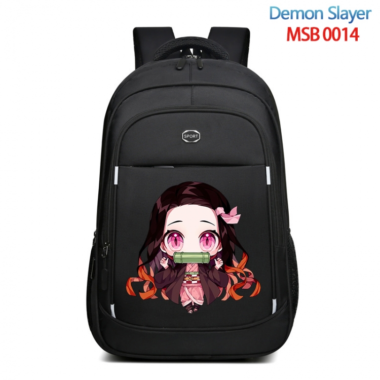 Demon Slayer Kimets Anime fashion Oxford noodle backpack backpack travel bag 35x21x55cm MSB-0014