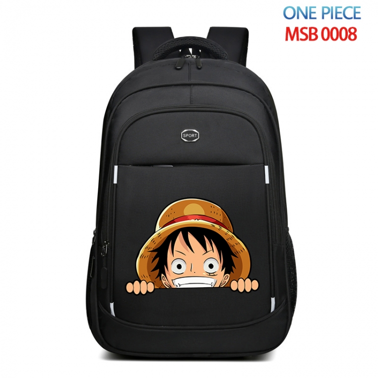 One Piece Anime fashion Oxford noodle backpack backpack travel bag 35x21x55cm  MSB-0008