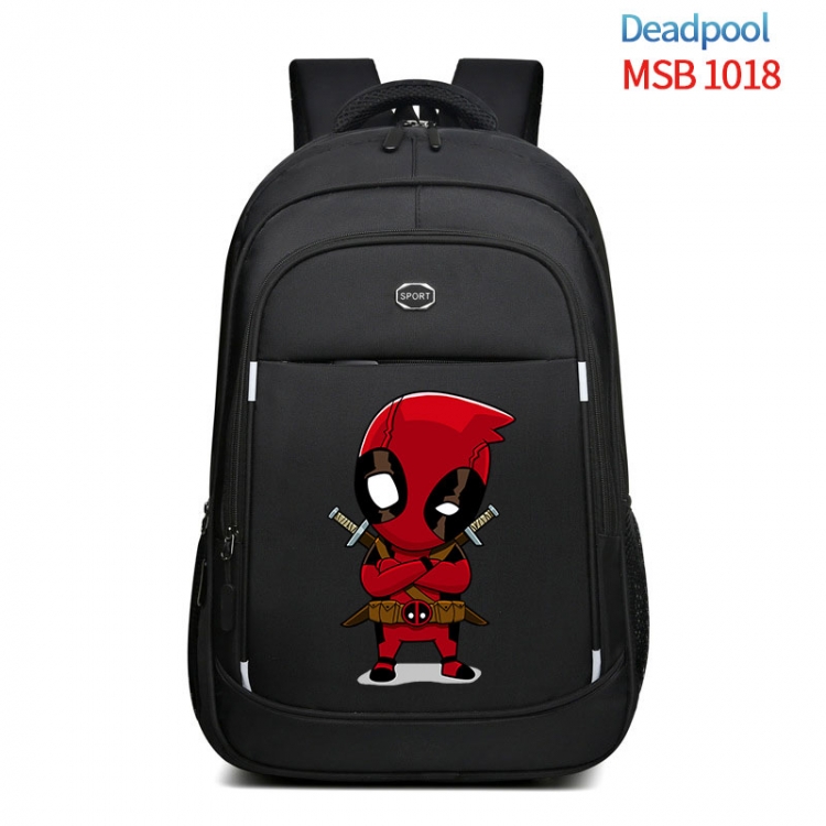 Deadpool Anime fashion Oxford noodle backpack backpack travel bag 35x21x55cm  MSB-1018