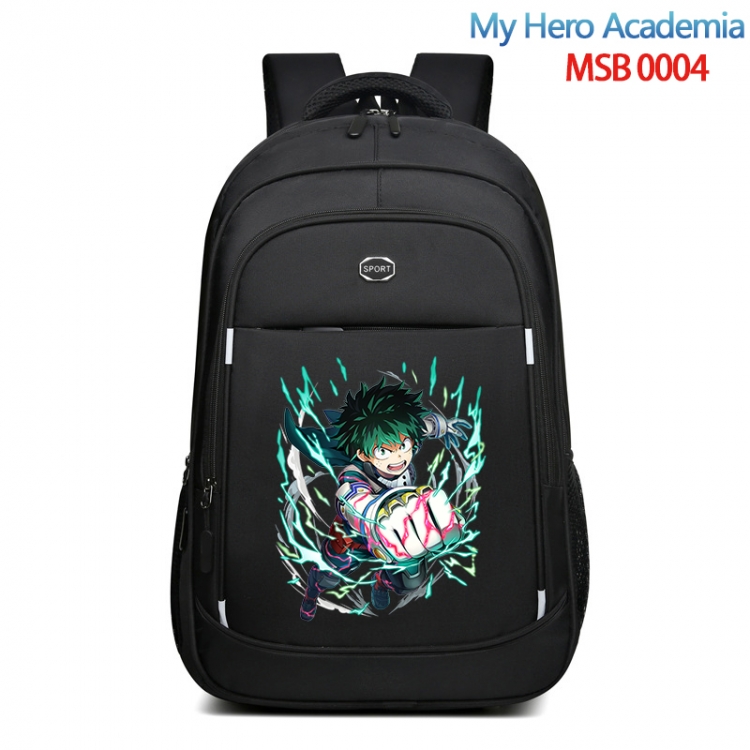 My Hero Academia Anime fashion Oxford noodle backpack backpack travel bag 35x21x55cm  MSB-0004