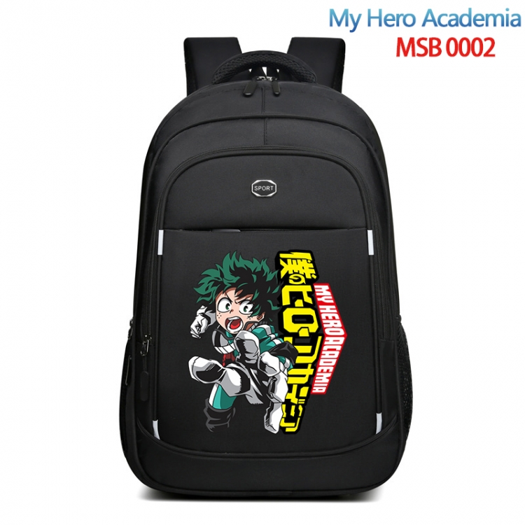 My Hero Academia Anime fashion Oxford noodle backpack backpack travel bag 35x21x55cm MSB-0002