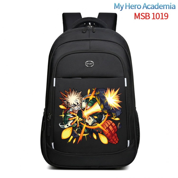 My Hero Academia Anime fashion Oxford noodle backpack backpack travel bag 35x21x55cm MSB-1019