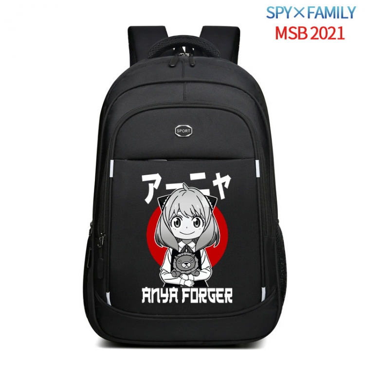 Anime fashion Oxford noodle backpack backpack travel bag 35x21x55cm MSB-2021SPY×FAMILY