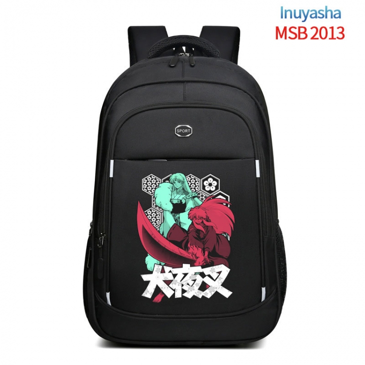 Inuyasha Anime fashion Oxford noodle backpack backpack travel bag 35x21x55cm MSB-2013