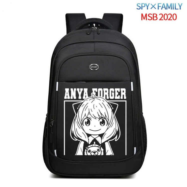 SPY×FAMILY Anime fashion Oxford noodle backpack backpack travel bag 35x21x55cm  MSB-2020