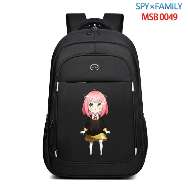 SPY×FAMILY Anime fashion Oxford noodle backpack backpack travel bag 35x21x55cm MSB-0049