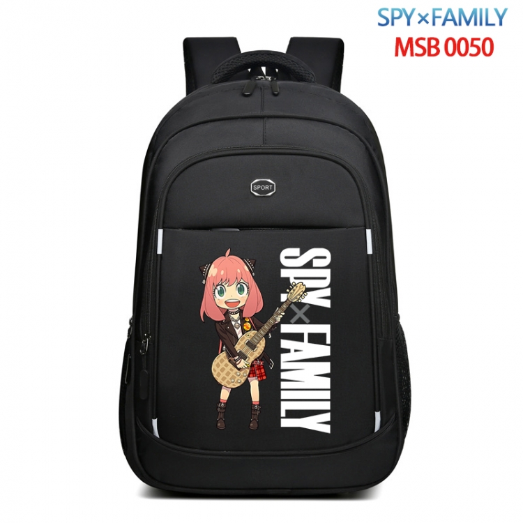 SPY×FAMILY Anime fashion Oxford noodle backpack backpack travel bag 35x21x55cm  MSB-0050