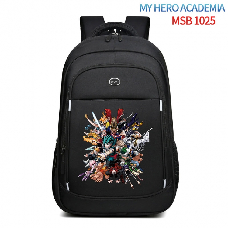 My Hero Academia Anime fashion Oxford noodle backpack backpack travel bag 35x21x55cm  MSB-1025