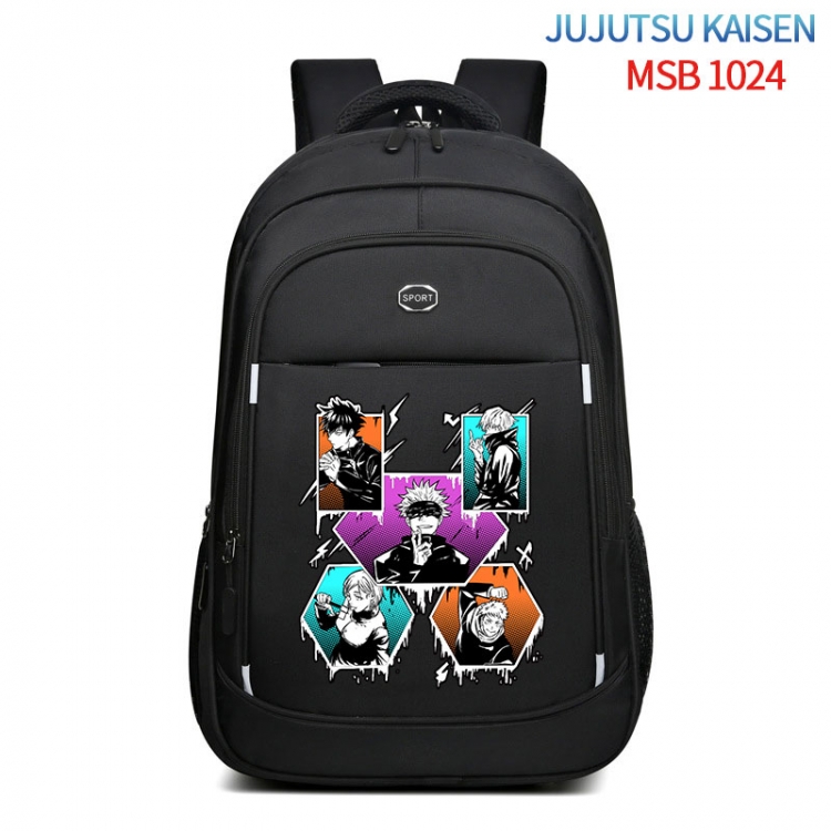 Jujutsu Kaisen Anime fashion Oxford noodle backpack backpack travel bag 35x21x55cm MSB-1024