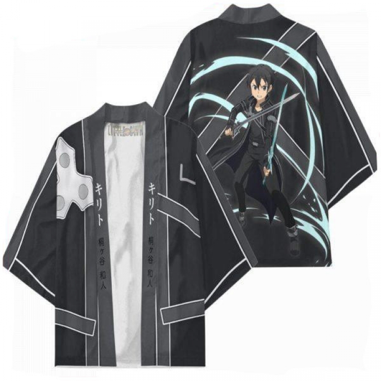 Sword Art Online Full color COS kimono cloak jacket from 2XS to 4XL  three days in advance