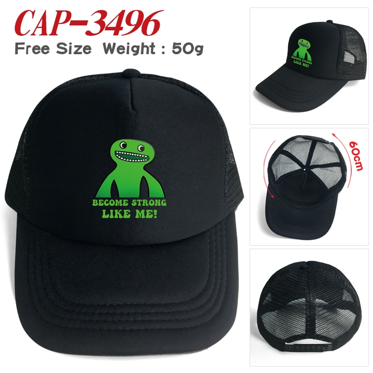 Garten of Banban Anime mesh cap peaked cap sun hat 60cm  CAP-3496