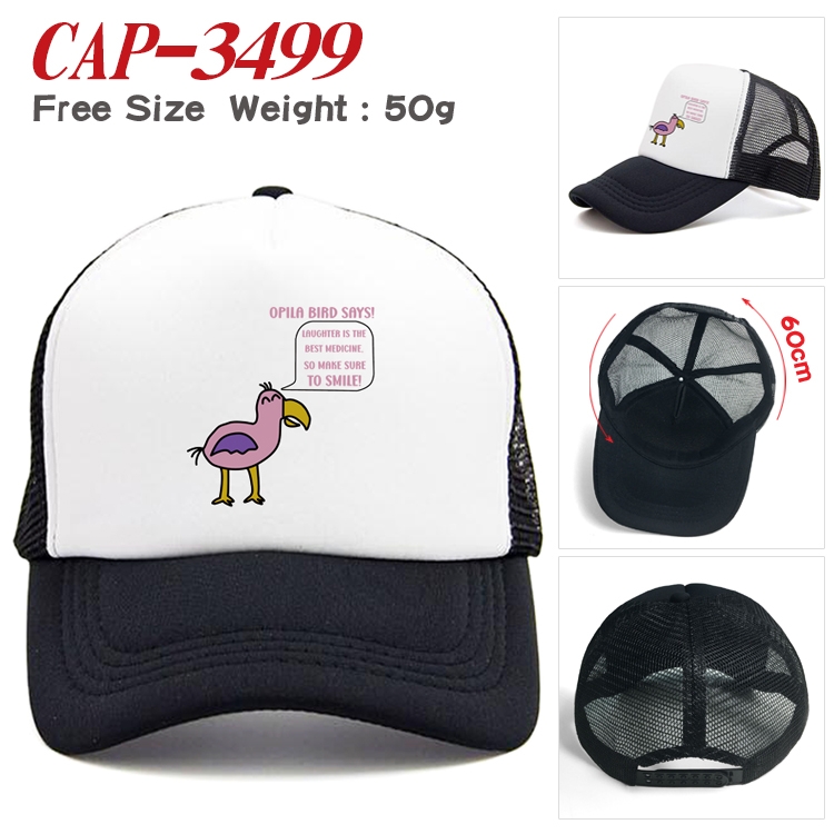 Garten of Banban Anime mesh cap peaked cap sun hat 60cm CAP-3499