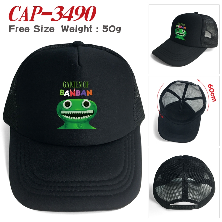 Garten of Banban Anime mesh cap peaked cap sun hat 60cm  CAP-3490