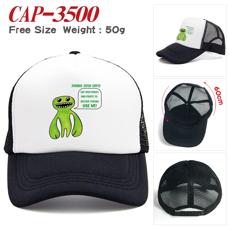 Garten of Banban Anime mesh cap peaked cap sun hat 60cm  CAP-3500