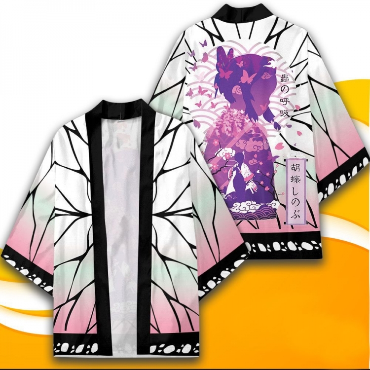 Demon Slayer Kimets Full color COS kimono cloak jacket from 2XS to 4XL  three days in advance