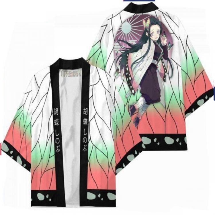 Demon Slayer Kimets Full color COS kimono cloak jacket from 2XS to 4XL  three days in advance