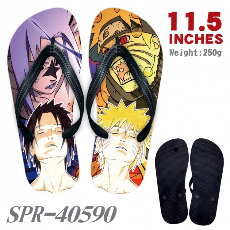 Naruto Thickened rubber flip-flops slipper average size  SPR-40590