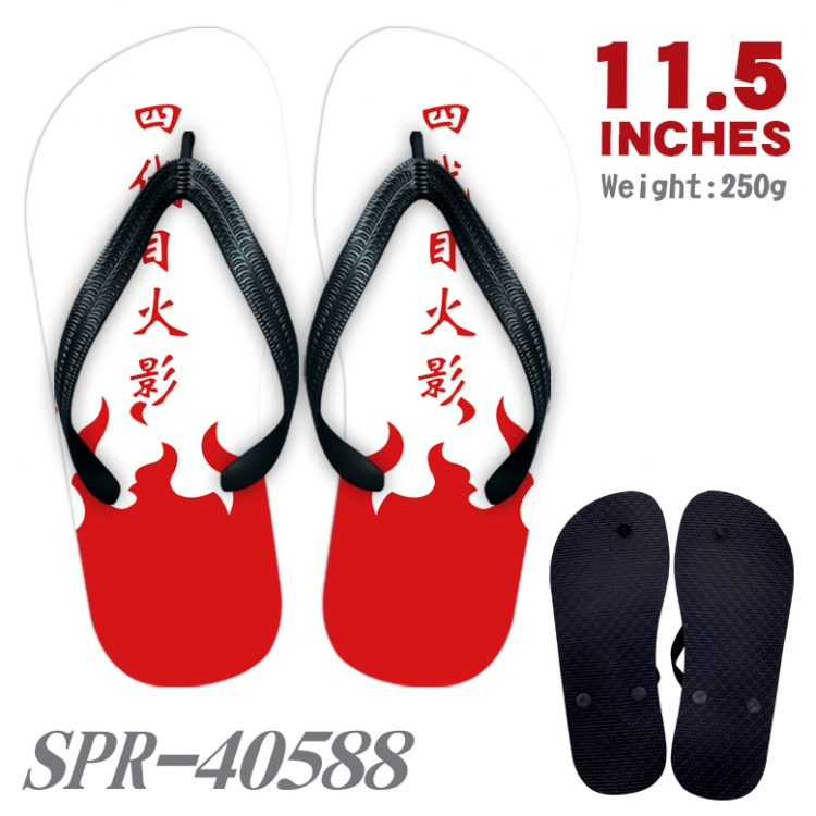 Naruto Thickened rubber flip-flops slipper average size  SPR-40588