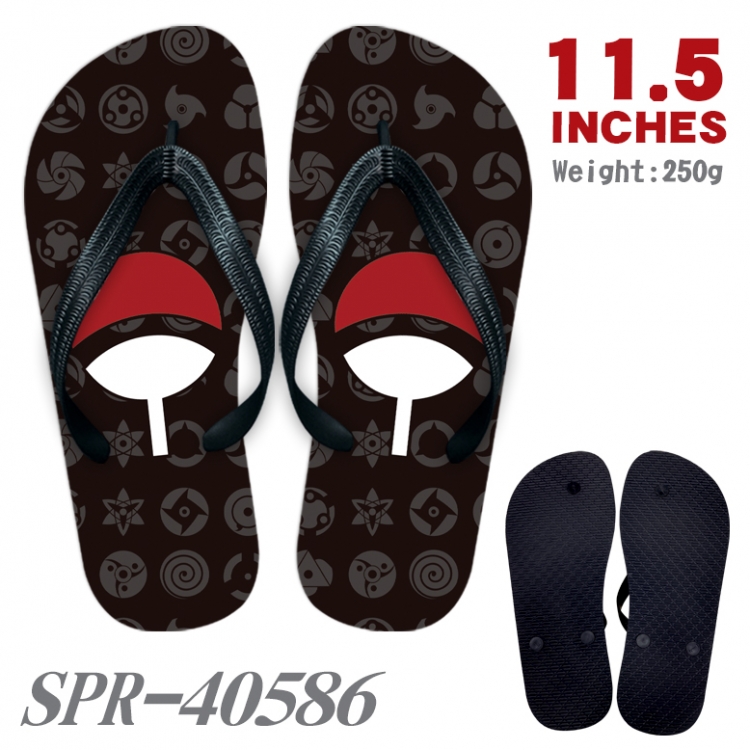 Naruto Thickened rubber flip-flops slipper average size  SPR-40586