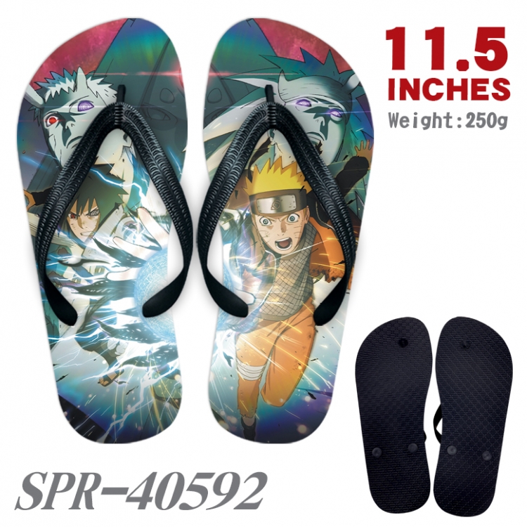 Naruto Thickened rubber flip-flops slipper average size SPR-40592