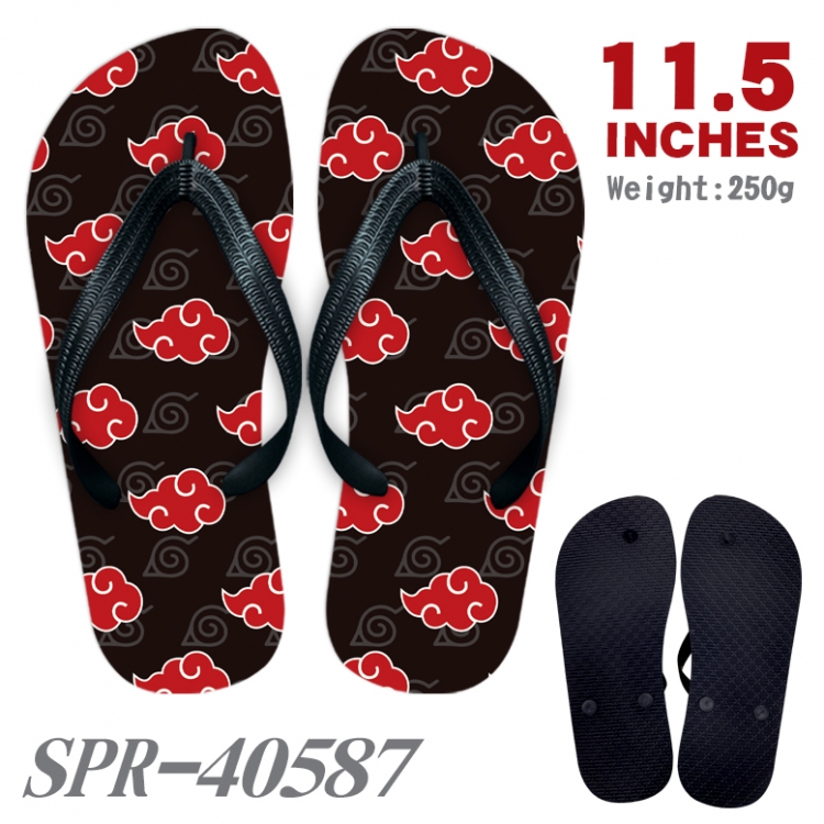 Naruto Thickened rubber flip-flops slipper average size SPR-40587