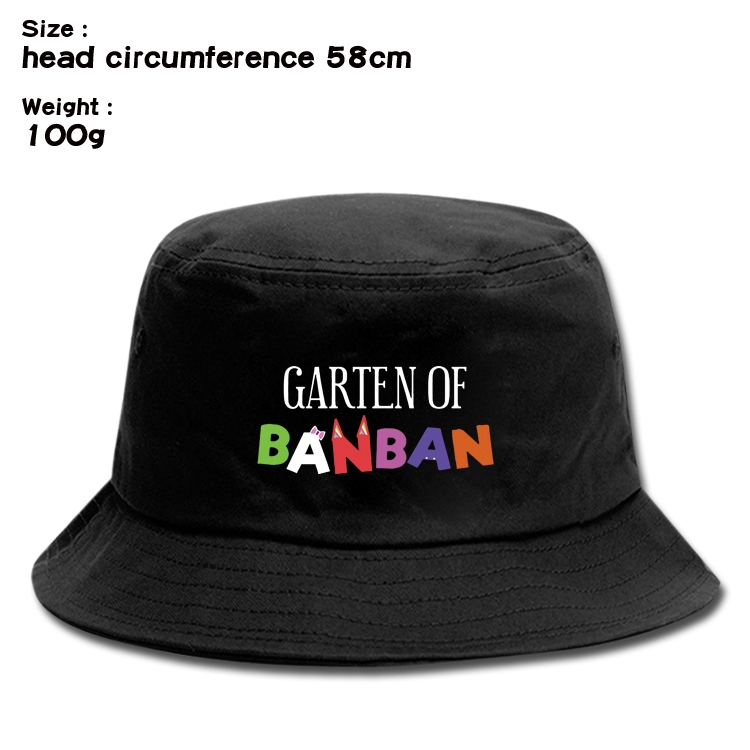 Garten of Banban  Anime canvas fisherman hat sun hat 58cm