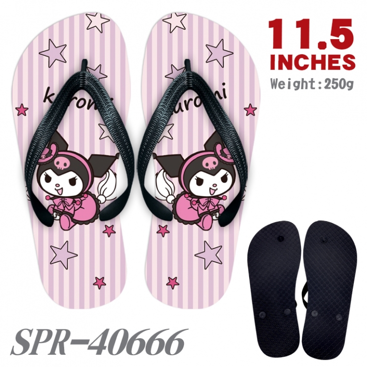 Kuromi and Melody Thickened rubber flip-flops slipper average size SPR-40666