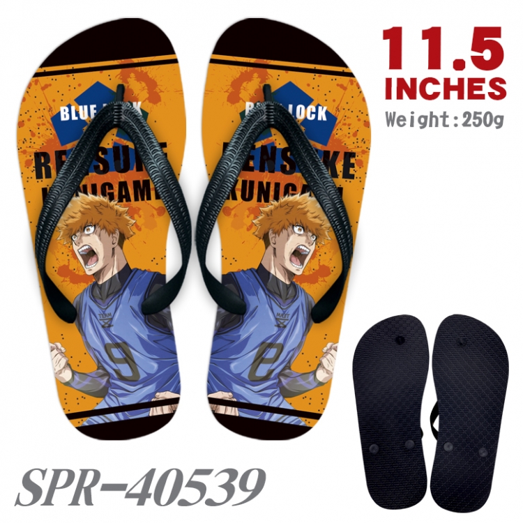 BLUE LOCK Thickened rubber flip-flops slipper average size SPR-40539